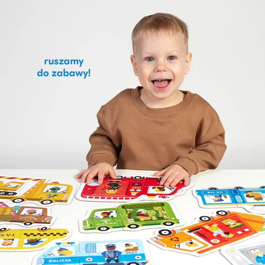 CzuCzu Első puzzle járművek 2+ - 5902983493617