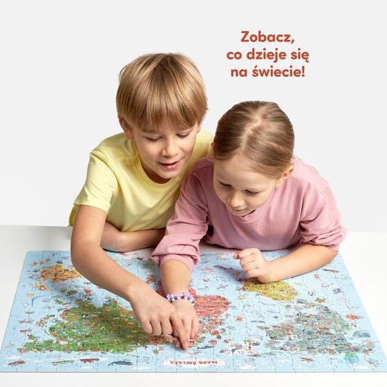 CzuCzu Puzzle Objavte mapu sveta 7+ - 5902983493693