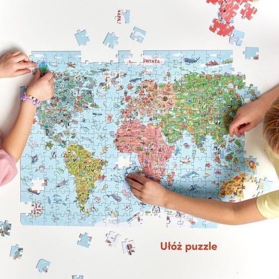 CzuCzu Puzzle odkrywcy Mapa Świata 7+ - 5902983493693