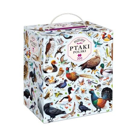 CzuCzu Puzzzlove Poľské vtáky - Rodinné puzzle 200 Elem