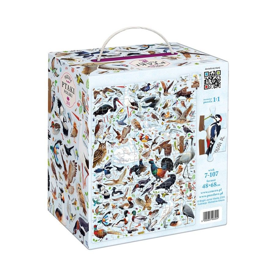 CzuCzu Puzzlove Polish Birds - Family Puzzle 200 Elem -