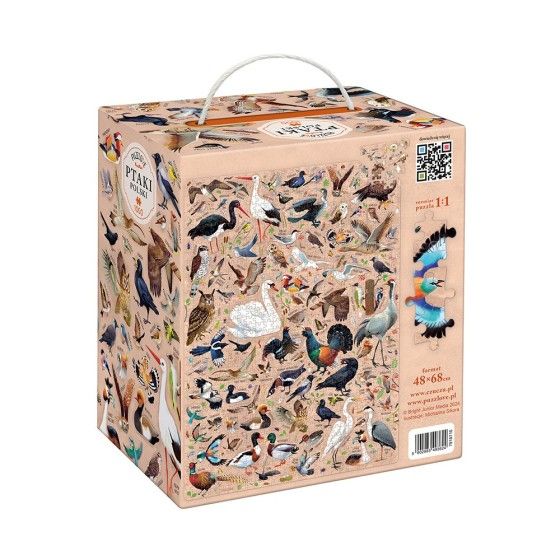 CzuCzu Puzzlove Polské ptáky - rodinná puzzle 1000 Elem -
