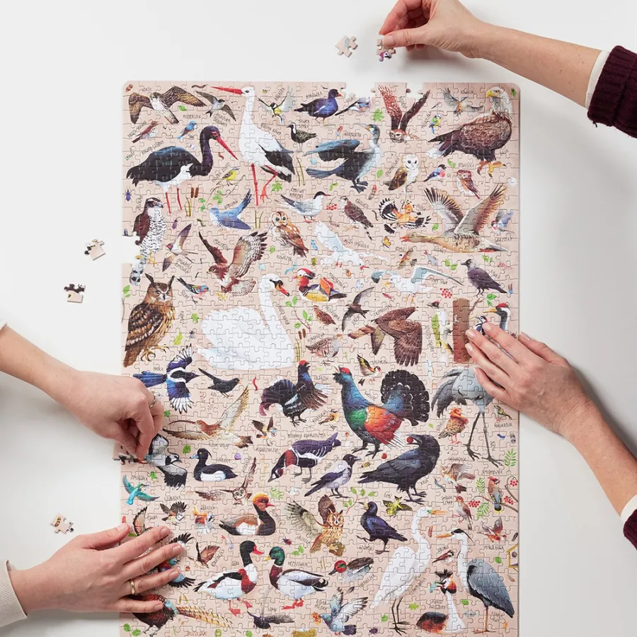 CzuCzu Puzzlove lengyel madarak - Családi puzzle 1000 Elem -