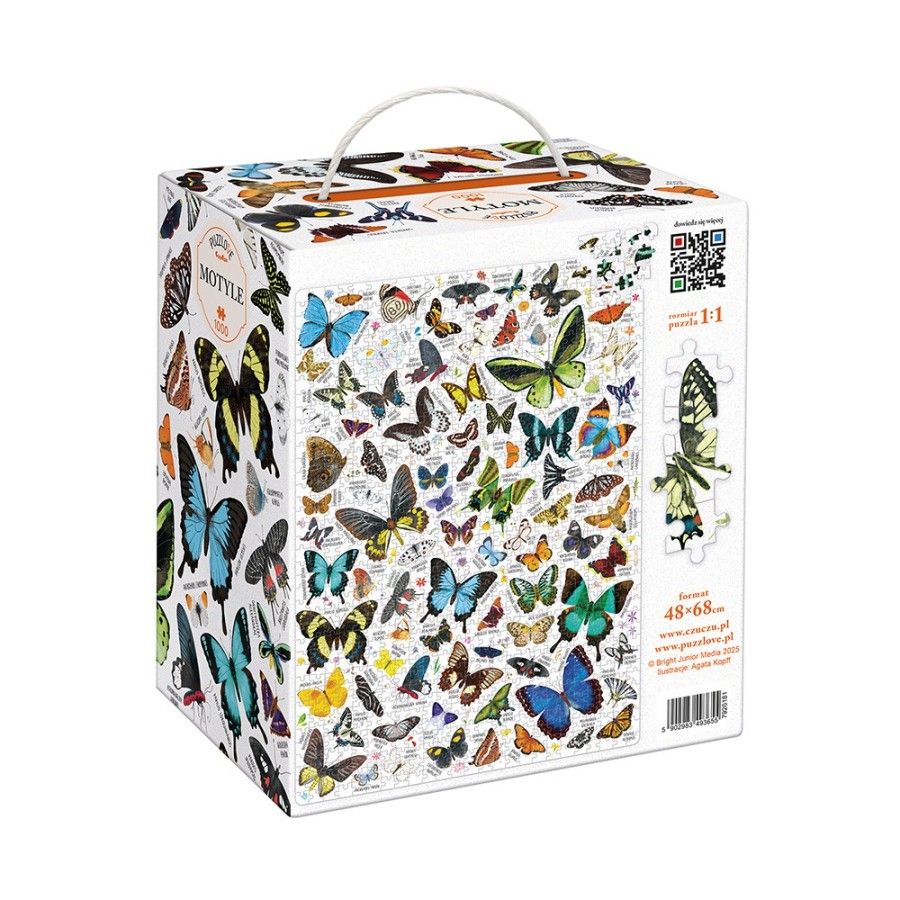 CzuCzu Puzzlove - 1000el Schmetterlinge. 