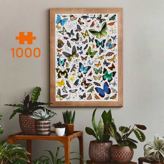 CzuCzu Puzzlove - 1000el Schmetterlinge. 