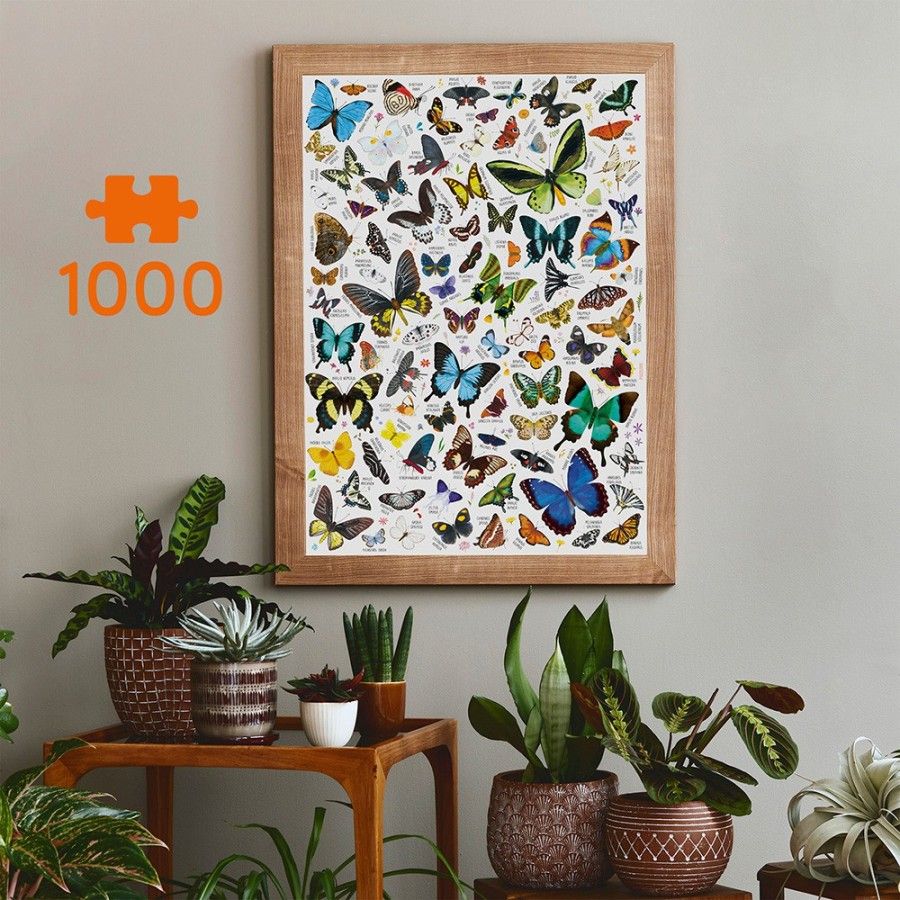 CzuCzu Puzzlove - 1000EL метелики. 