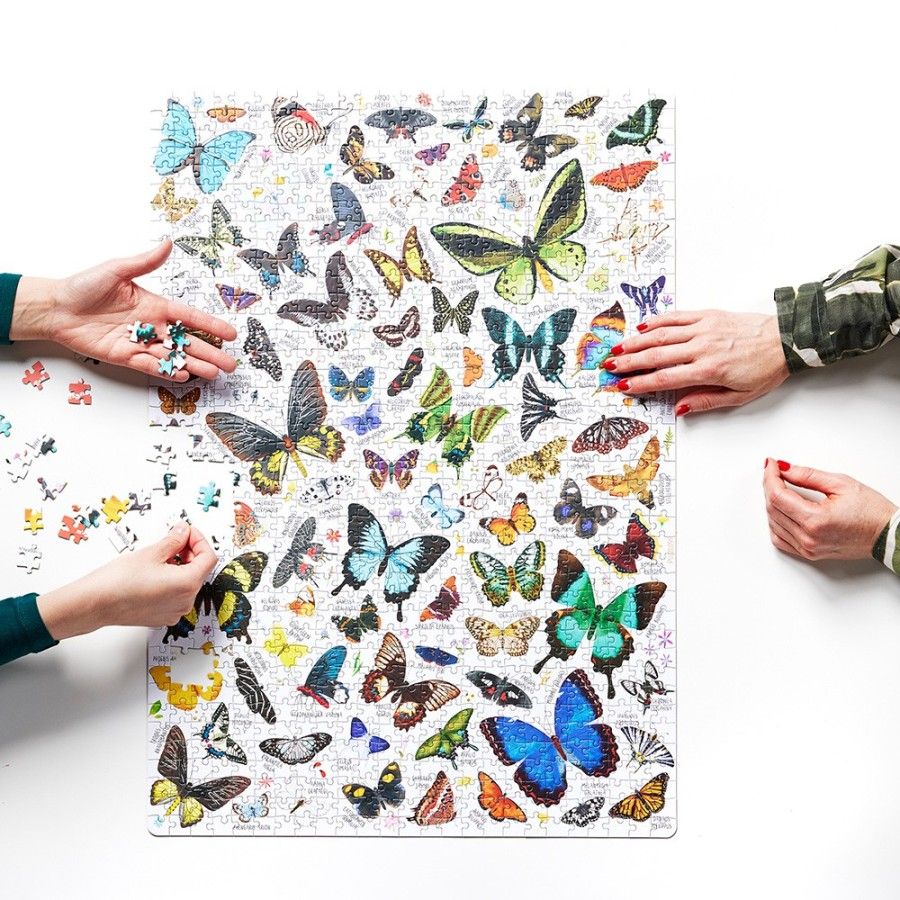CzuCzu Puzzlove - 1000el butterflies. 