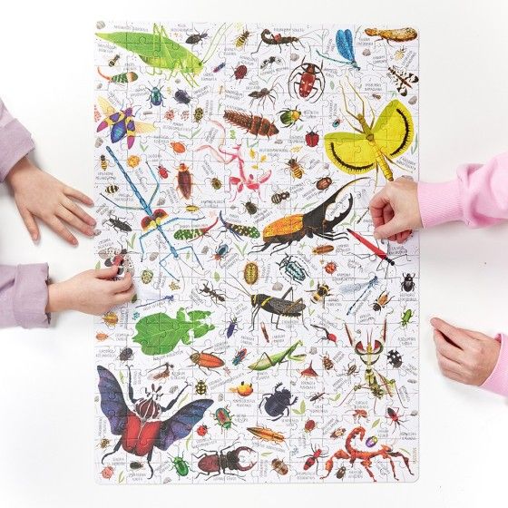 CzuCzu Puzzlove - Insekten 200el. 