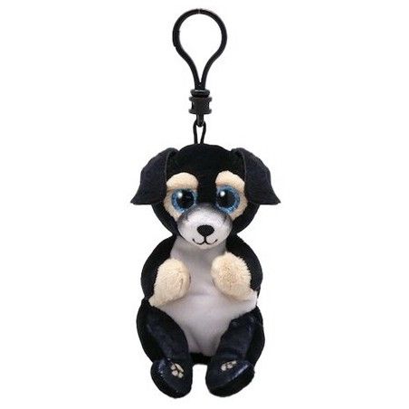 Ty Beanie Bellies Ranger, 8,5 cm - Zwarte Hond - Clip