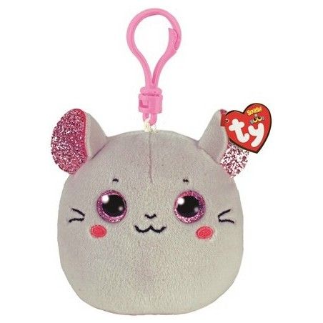 Ty Squishy Beanies Catnip, 8,5 cm - myš - klip