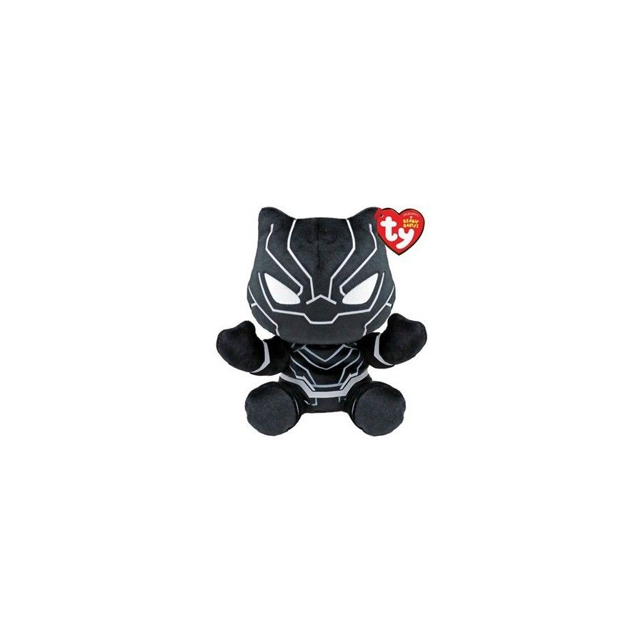 Ty Beanie Babies Soft Marvel Black Panther, 15 cm -