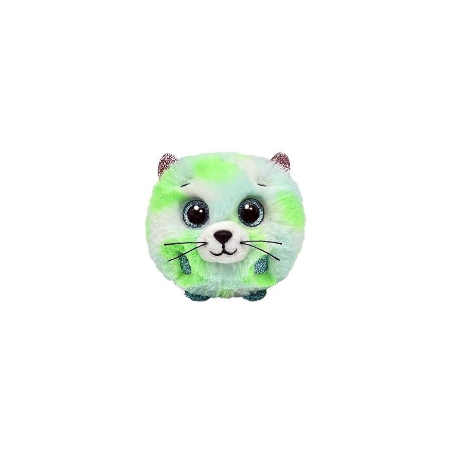 Ty Beanie Balls Эві - Зялёны Cat - 0008421425372
