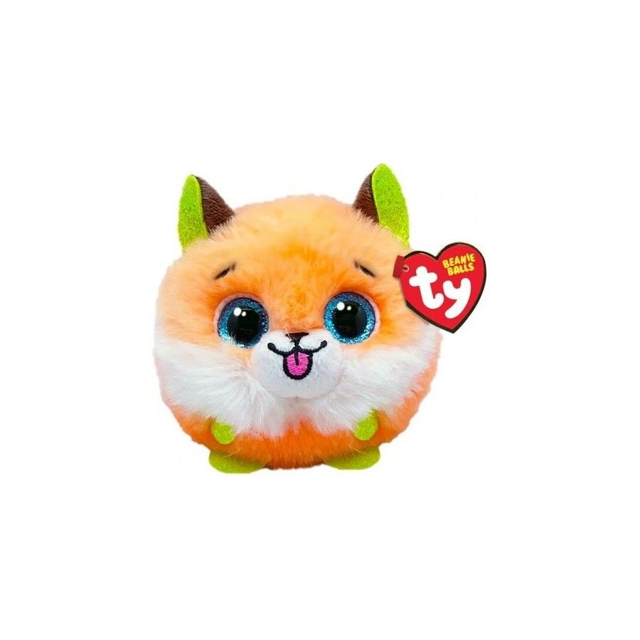 Ty Beanie Balls Sherbet - Orange Fox - 0008421425426