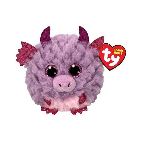 Ty Beanie Balls Spark - Purple Dragon - 0008421425570