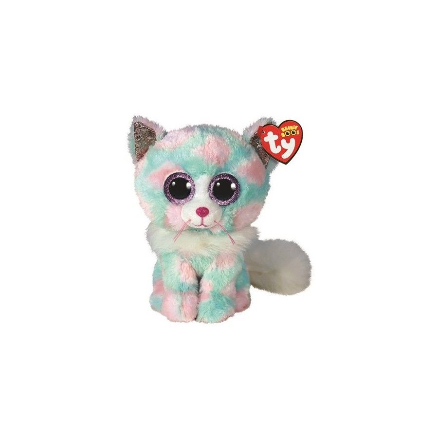 Ty Boos opál, 15 cm - pasztell macska - 0008421363766