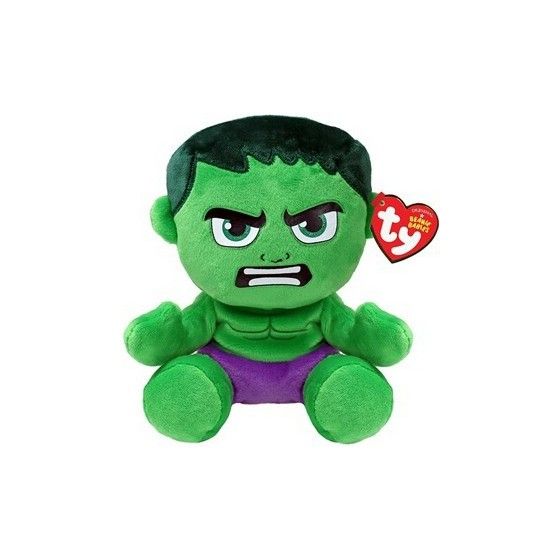 Ty Čiapka Deti Soft Marvel Hulk, 15 cm - 0008421440047