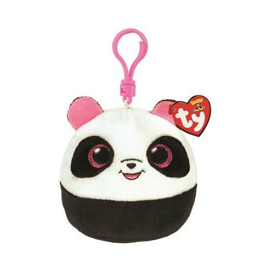 Ty Squishy beanies bamboo, 8,5 см - Панда - кліп - 0008421395712