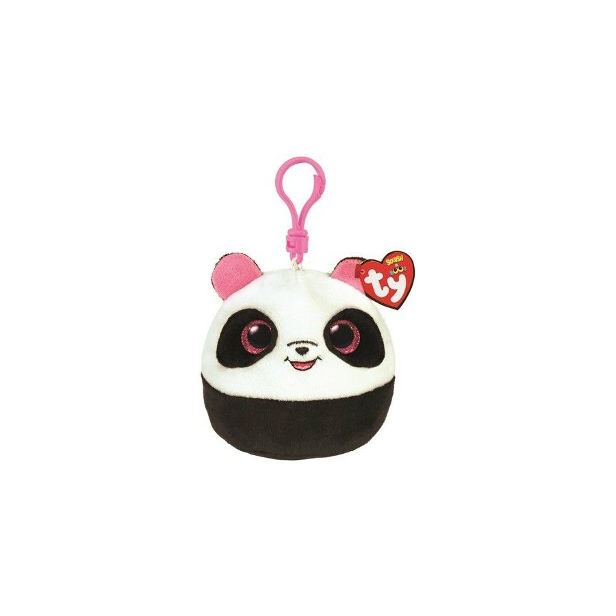 Ty Squishy Beanies BAMBOO, 8,5 cm - panda - Clip - 0008421395712