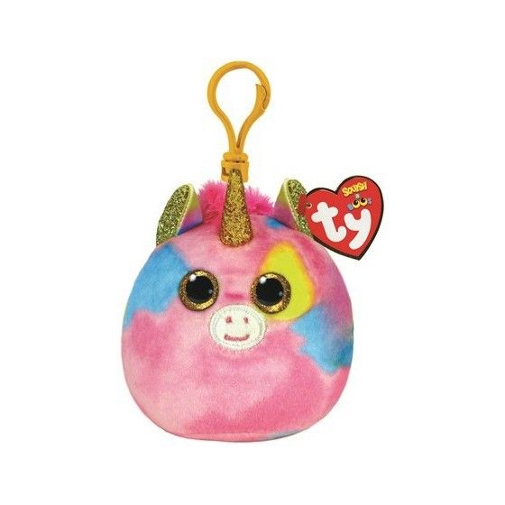 Ty Squishy Bealies Fantasia, 8,5 cm - Multicolor Unicorn - Clip