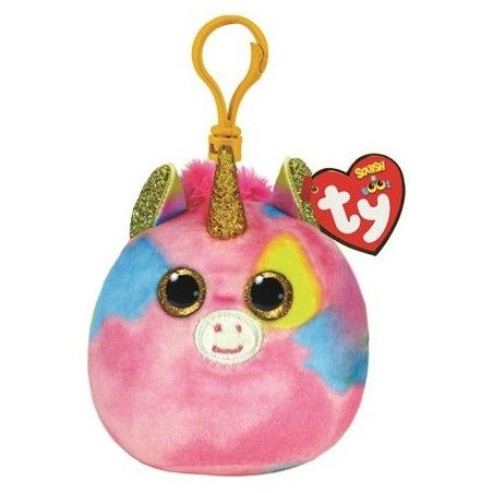 Ty Squishy Beanies Fantasia, 8.5 cm - Multicolor Unicorn - Clip
