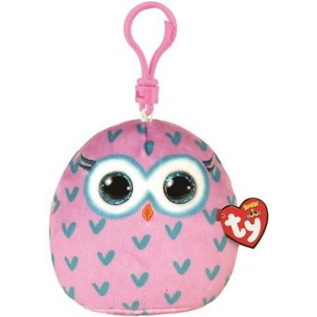 Ty Gorros de Squishy Winks, 8.5 cm - Búho - Clip