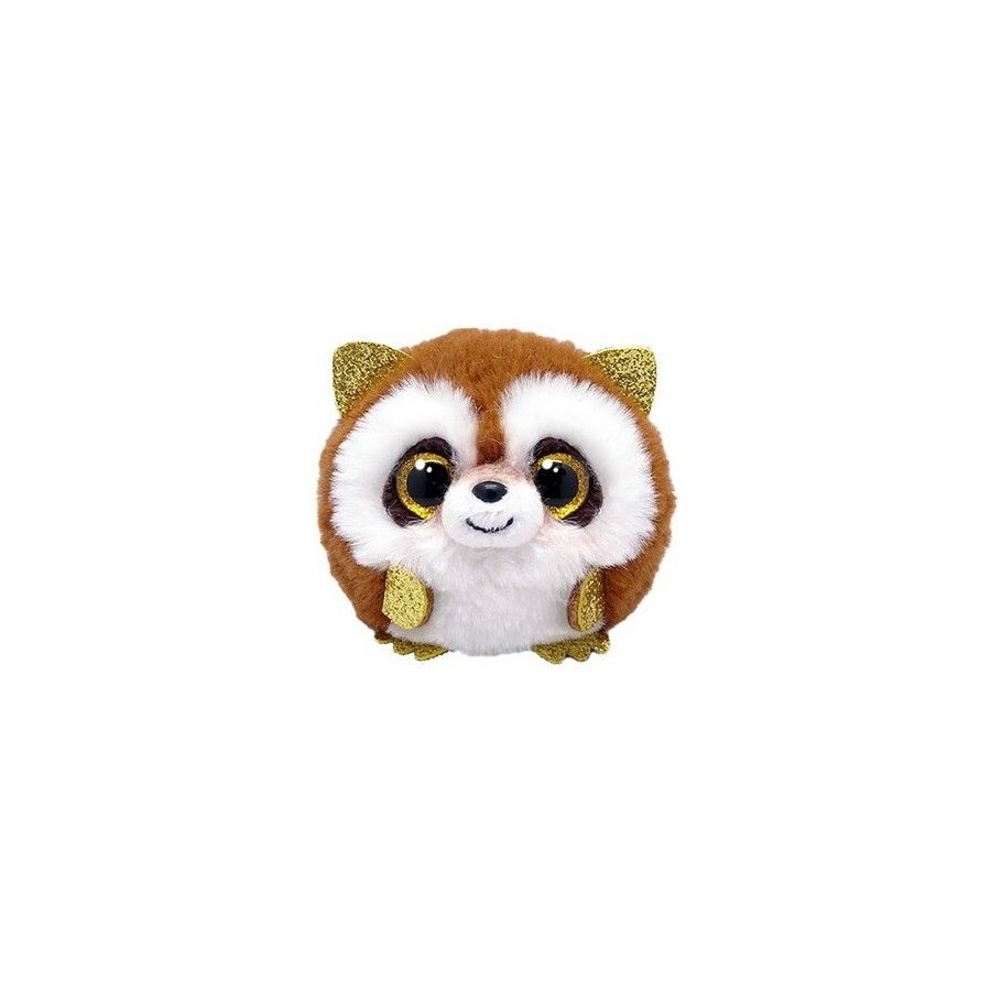 Ty Pickpocket Beatie Balls - Brown Raccoon - 0008421425402