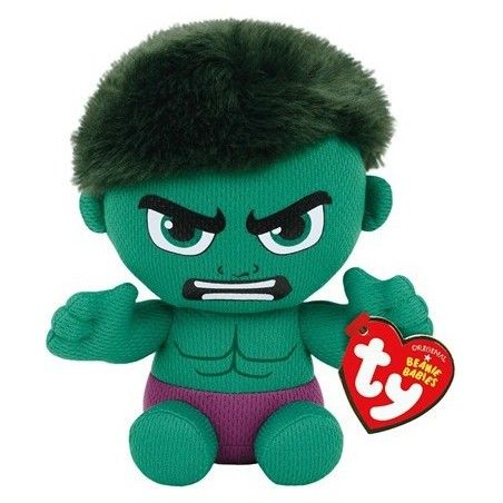 Ty Beanie děti Marvel Hulk, 15 cm