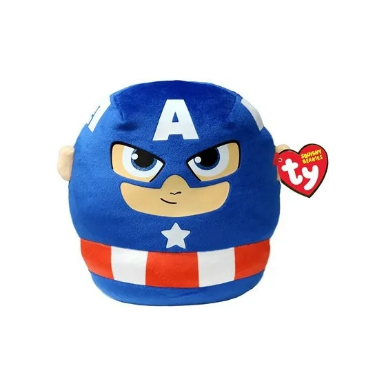 Ty Squishy Beazijníky Marvel Captain America, 22 cm - 0008421392575