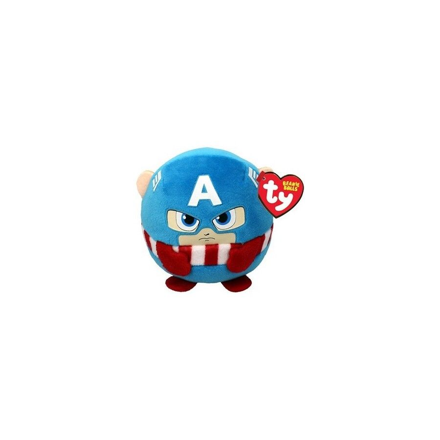 Ty Beanie Balls Marvel - Captain America - 0008421425624