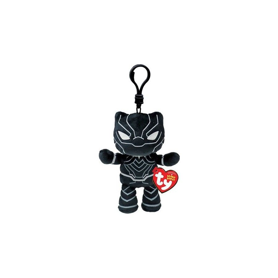 Ty Berretto Bambini Marvel Pantera nera, Clip 8,5 cm -