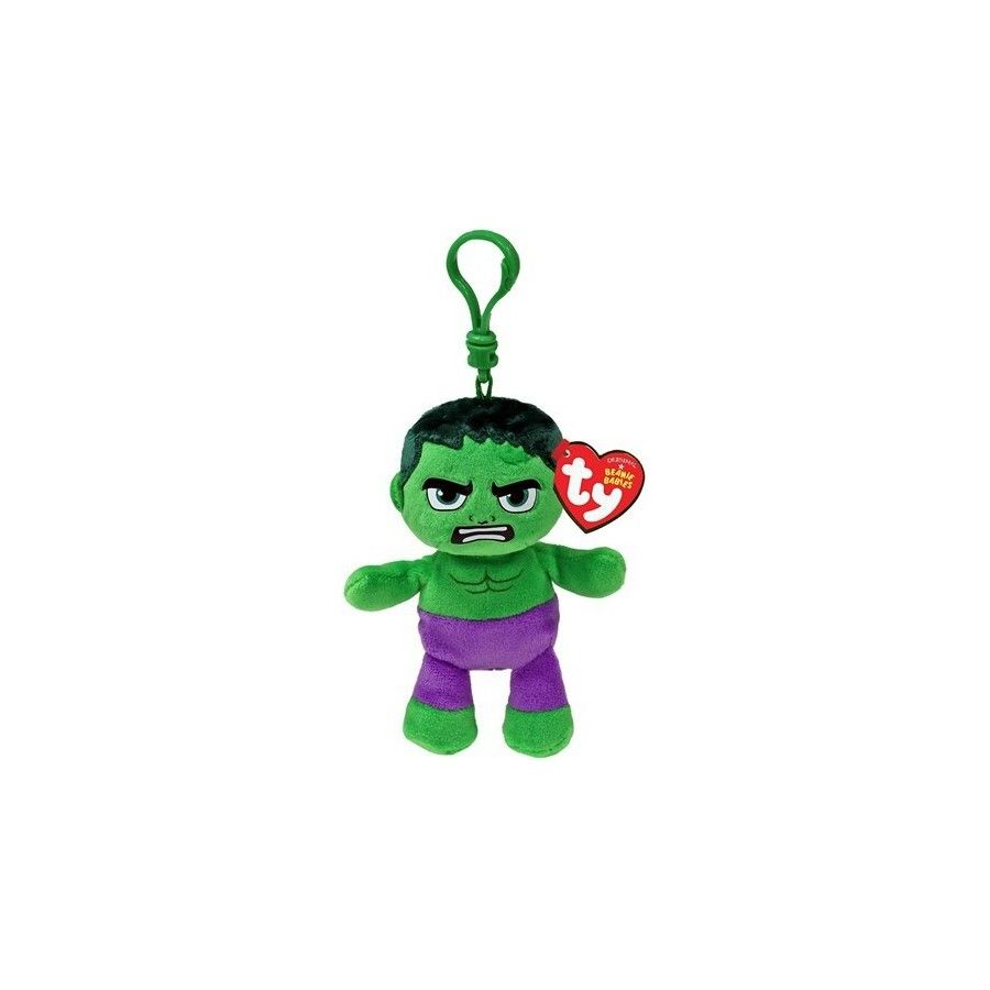 Ty Čiapka baby Marvel Hulk, Clip 8,5 cm - 000842130064