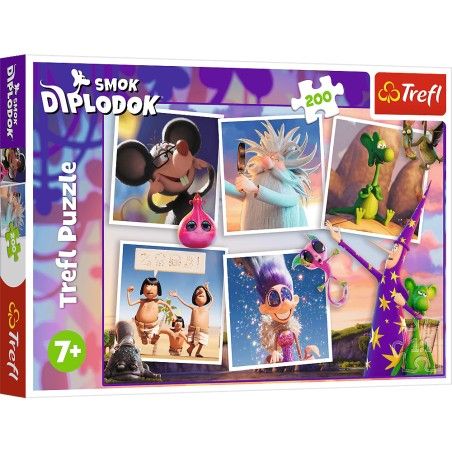 Trefl 200 ein Puzzle. - Abenteuer von Diplodo Dragon