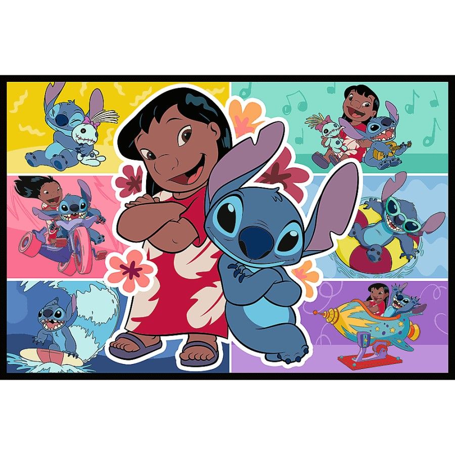 Trefl 2x200El-puzzel. - Funfife Stitch - 5900511133349