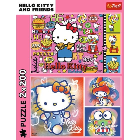 Trefl Puzzle 2x200el. - Hello Kitty i przyjaciele -