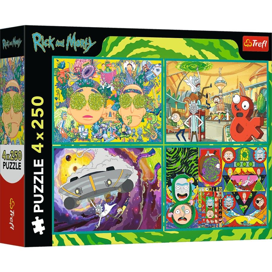 Trefl 2x200el puzzle. - Curled World Rick - 5900511133387