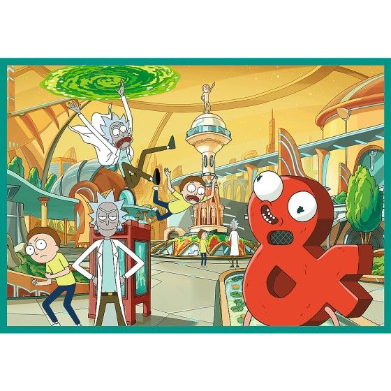Trefl 2x200el puzzle. - Curled World Rick - 5900511133387
