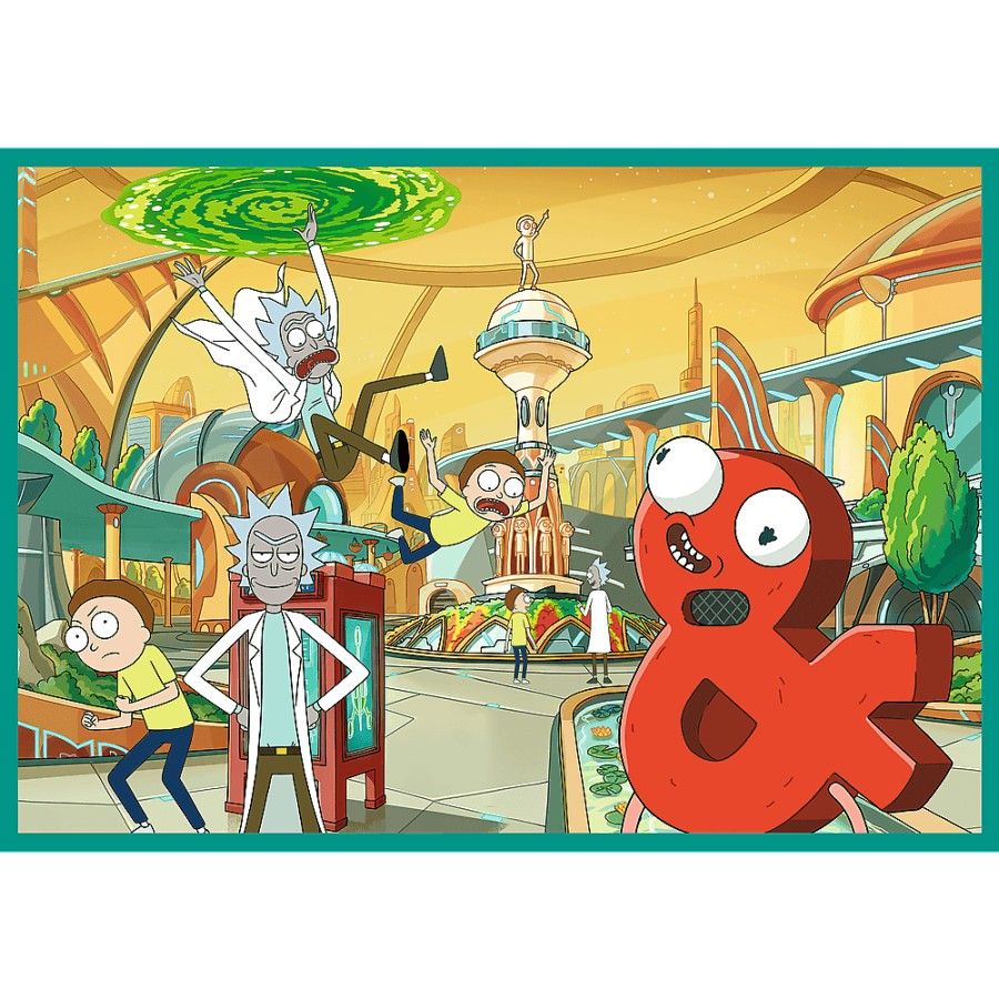Trefl 2x200el puzzle. - Curled World Rick - 5900511133387