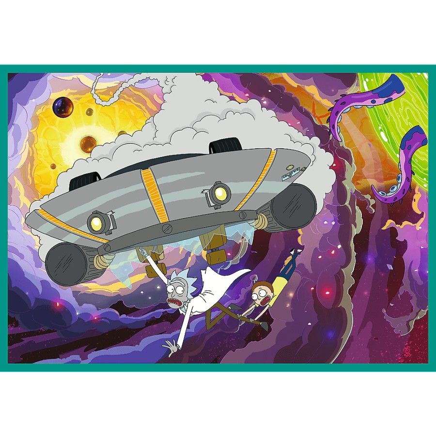Trefl 2x200l puzzle. - Curled World Rick - 5900511133387