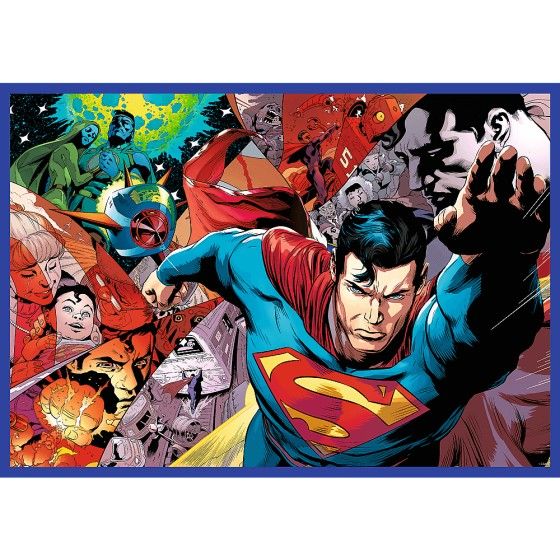 Trefl 4x250el puzzle. - Superman Courge - 5900511133400
