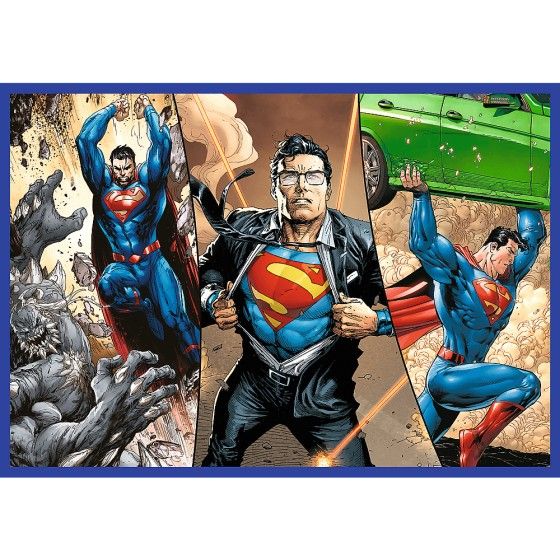 Trefl 4x250EL Puzzle. - Courage Superman - 5900511133400