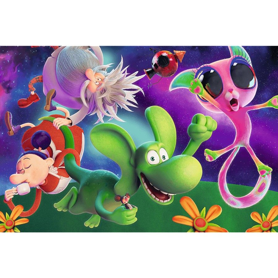 Trefl 100El puzzel. - Diplodok Dragon and Friends -