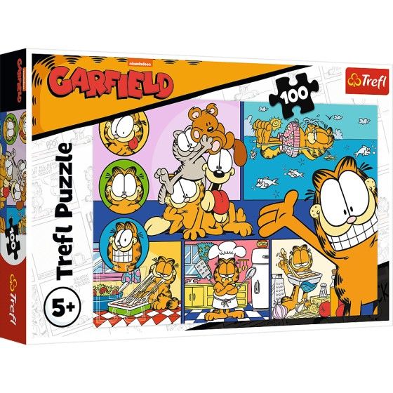 Trefl 100el Puzzle. - Lazy Garfield - 5900511165210
