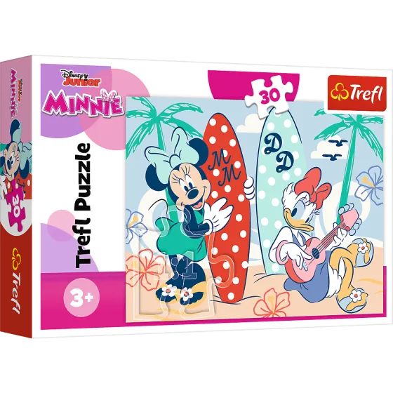 Trefl 30el Puzzle. - Bunte Minnie - Disney - 5900511183023