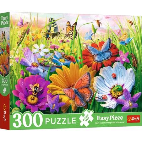 Trefl 300el Puzzle. - Insekten auf der Wiese