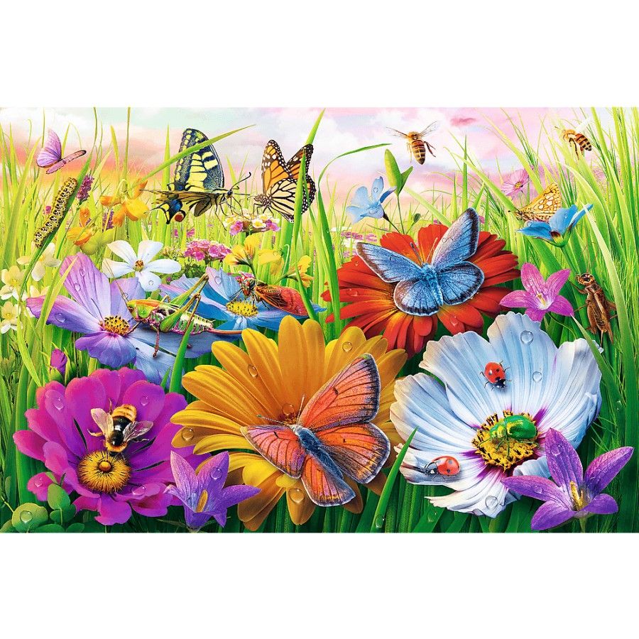 Trefl 300el puzzle. - hmyz na lúke - 5900511231038