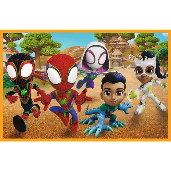 Trefl 2x24el галаваломкі. - Spidey і дыназаўры - 5900511344325