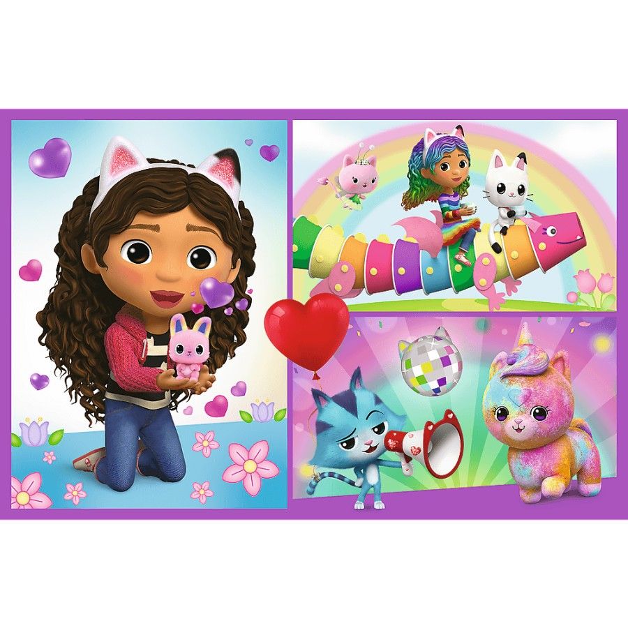 Trefl 2x70el puzzle. - Divertiti con GABI, Koci Cottage Gabi -