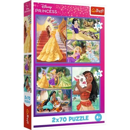 Trefl 2x70EL Puzzle. - Jours de conte de conte / Disney