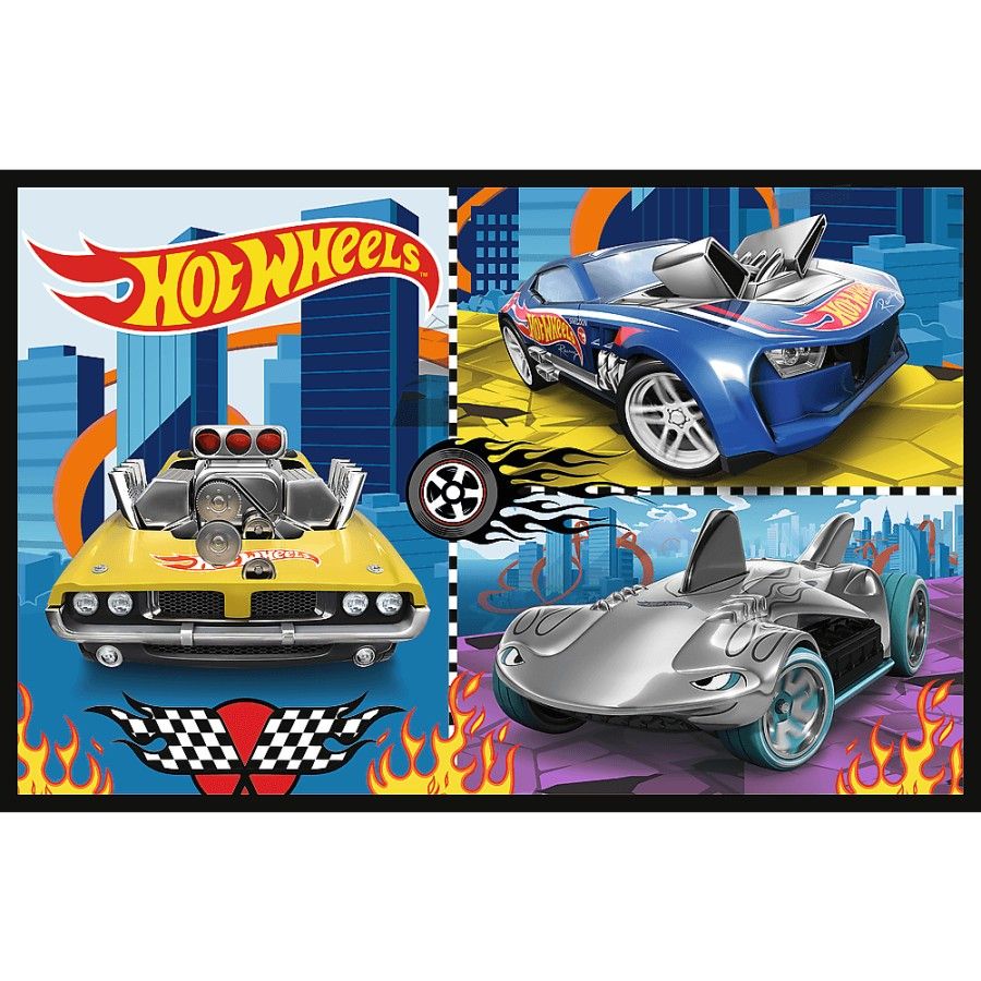 Trefl 2x70el puzzle. - Ruote a caldo - 5900511344424