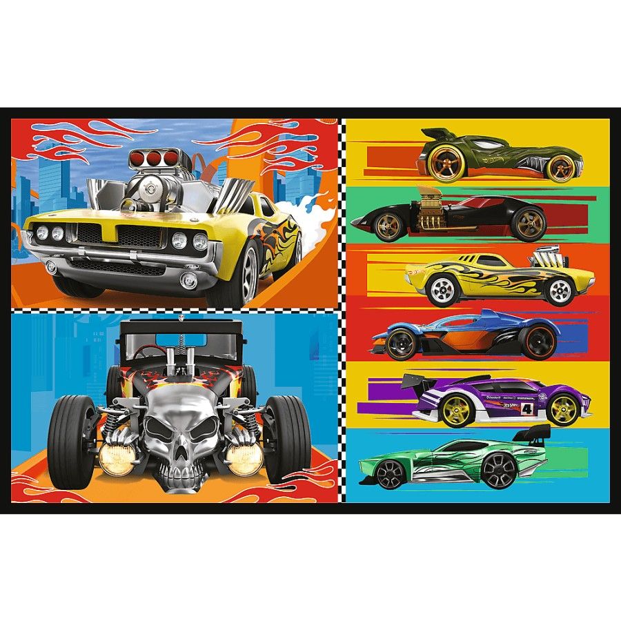 Trefl 2x70El-puzzel. - Hot Wheels - 5900511344424